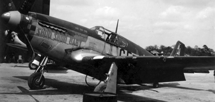 Истребитель North American Mustang Р-51В. 1944 г.