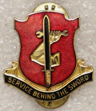 Знак 185-го батальона технического обслуживания.