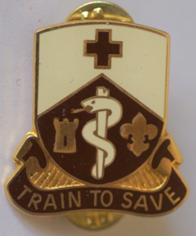 Знак 187-го медицинского батальона.