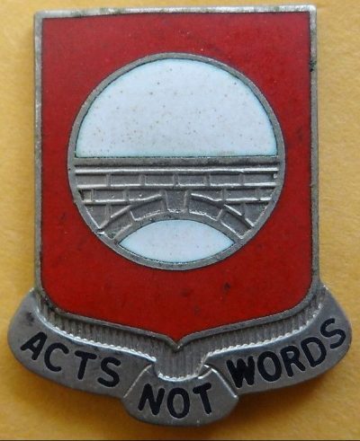 Знак 91-го инженерного батальона.