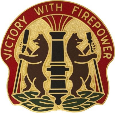 Знак 135-й бригады полевой артиллерии.