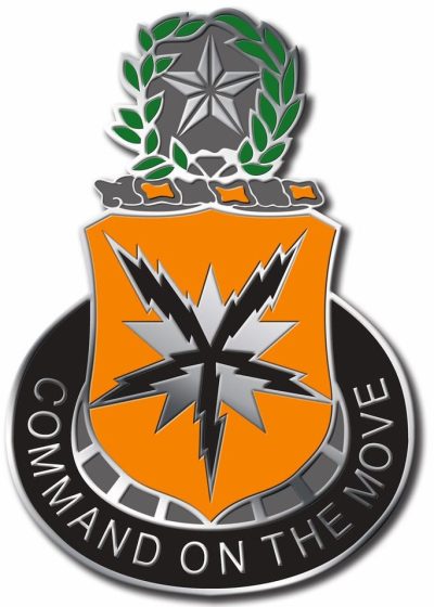 Знак 136-го батальона связи.