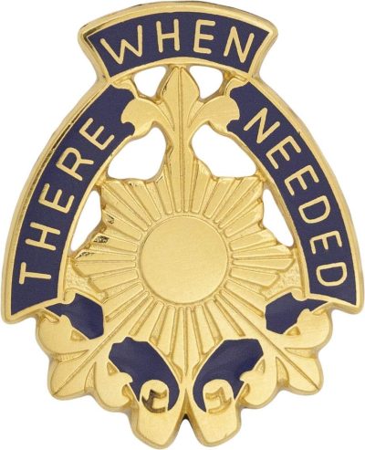 Знак 137-го батальона снабжения и транспорта.
