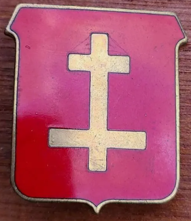 Знак 98-го воздушно-десантного полка полевой артиллерии.
