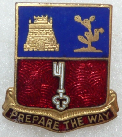 Знак 116-го инженерного батальона.