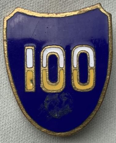 Знак 100-й пехотной дивизии.