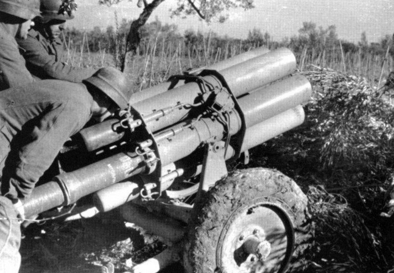 Nebelwerfer 41 на Восточном фронте. 1942 г.