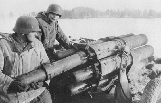 Nebelwerfer 41 на Восточном фронте. 1942 г.