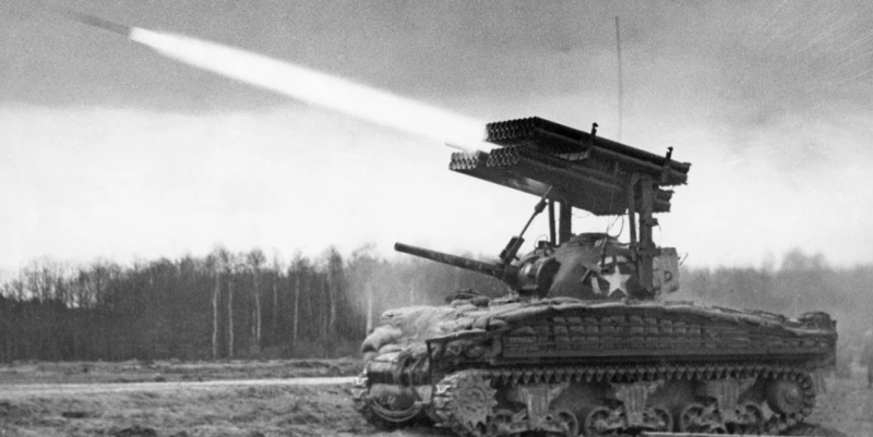 РСЗО T34 Rocket Launcher. 1944 г.