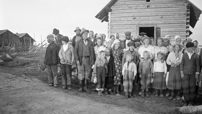 Лагеря переселенцев в Петрозаводске. 1942 г.