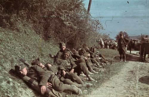 Венгерские солдаты в Трансильвании. 1940 г.