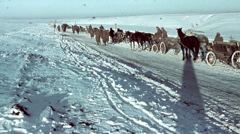 Венгерские солдаты на Восточном фронте. 1942 г.