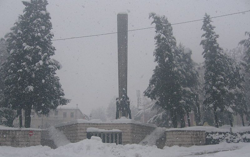 Мемориал погибшим партизанам в Даниловграде.