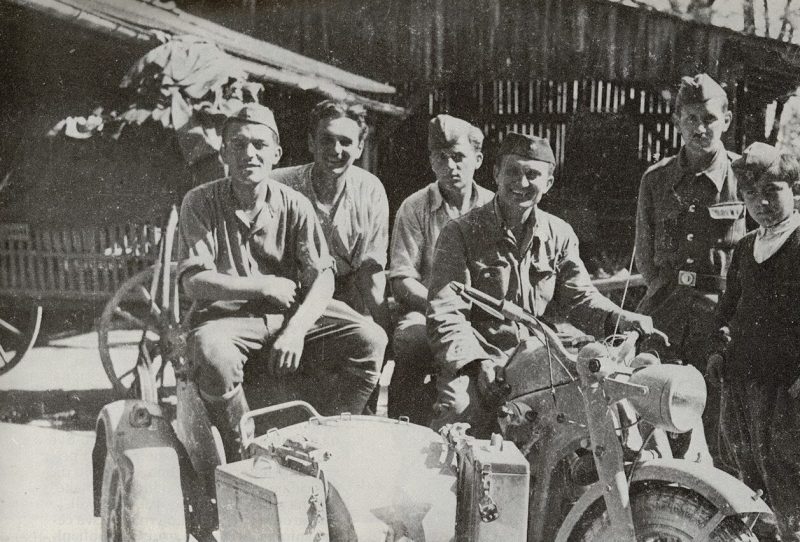 Целье во время освобождения. 1945 г.