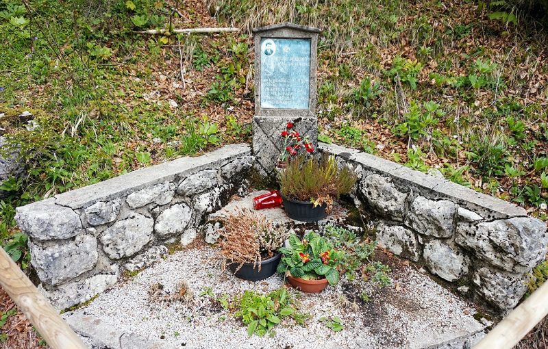 Памятники партизанам в Бохине.