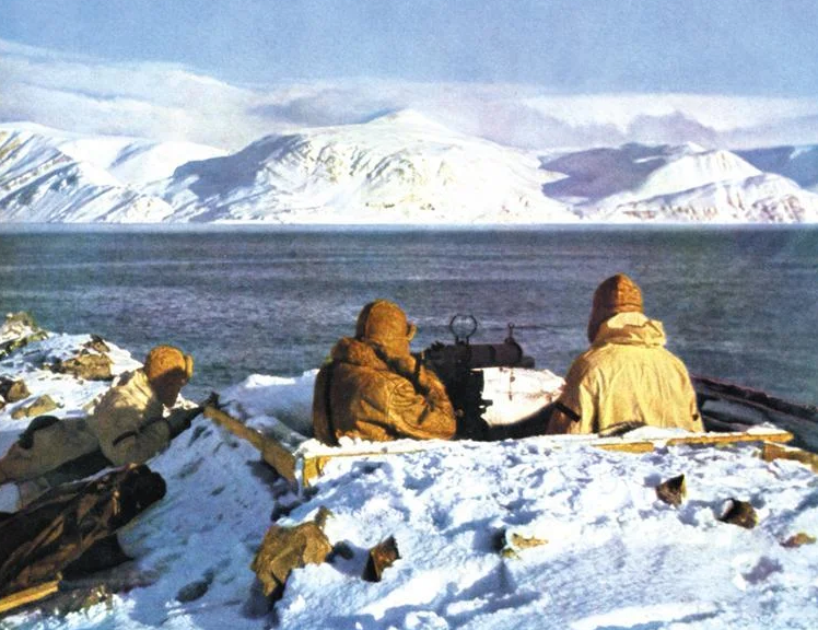 Пулеметное гнездо. Норвегия 1940 г.