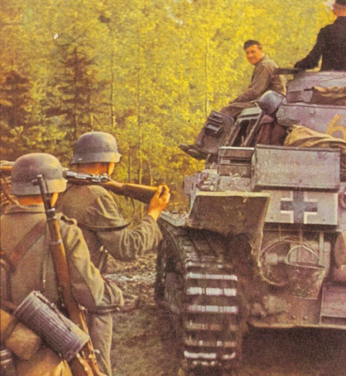 Немецкие войска. Восточный фронт 1941 г.