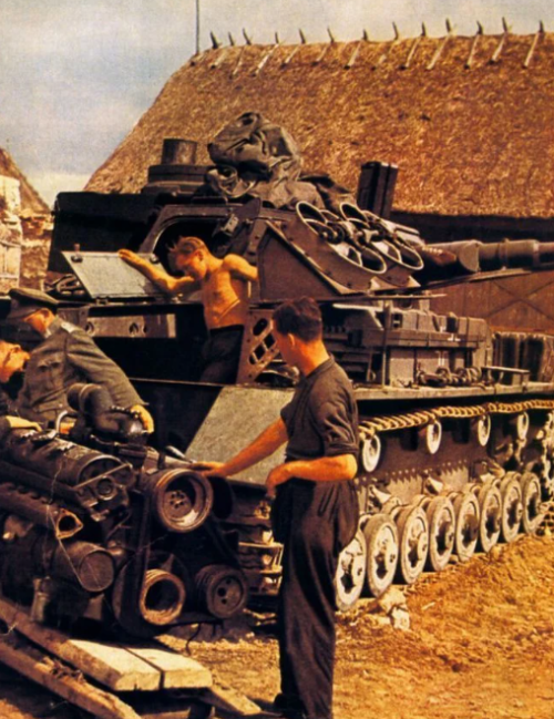 Немецкие танкисты. Восточный фронт 1941 г.