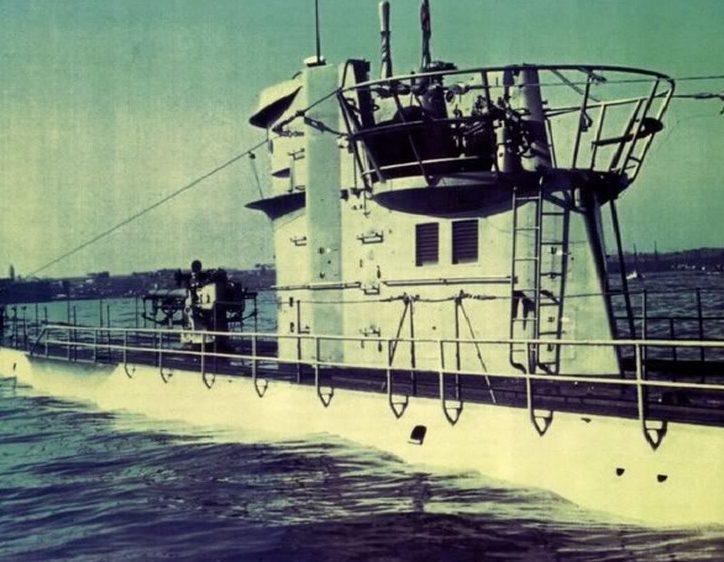 Подлодка «U-128» на ходовых испытаниях. 1941 г.