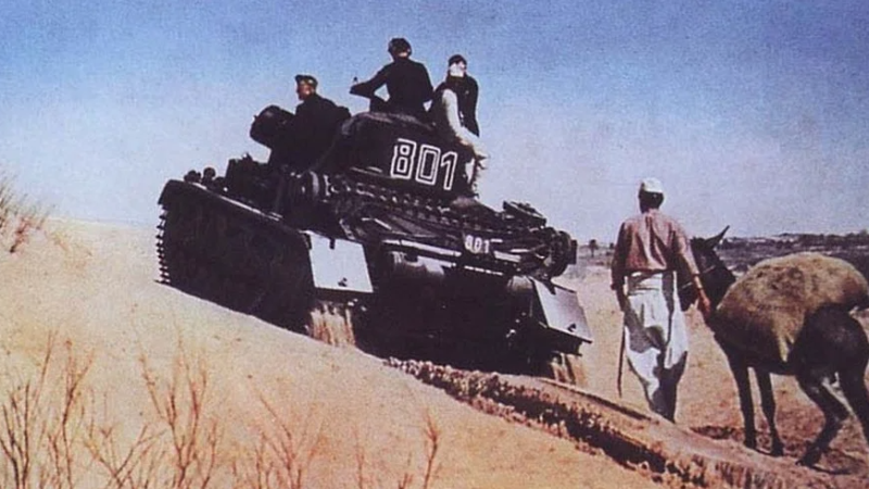 Немецкие войска в Северной Африке. 1942 г.