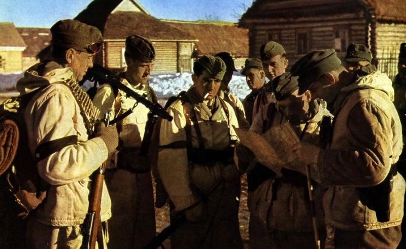 Солдаты Вермахта. Восточный фронт 1942 г.