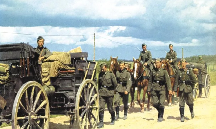 Солдаты Вермахта. Восточный фронт 1942 г. 