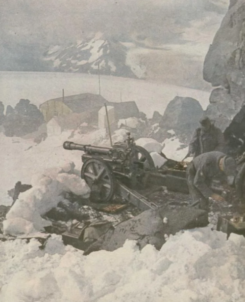 Немецкая горная пушка. 1943 г.