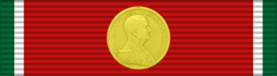 Орденская планка золотой медали.