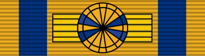 Рисунок орденской планки, знак Рыцаря Большого Креста и звезда ордена.