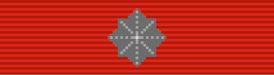 Орденская планка, аверс и реверс Медали Голландского Красного Креста.