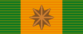Рисунок орденской планки для одной медной планки. 