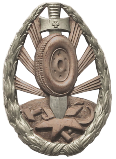 Памятный знак похода против СССР штурмовика и водителя 2-го класса.