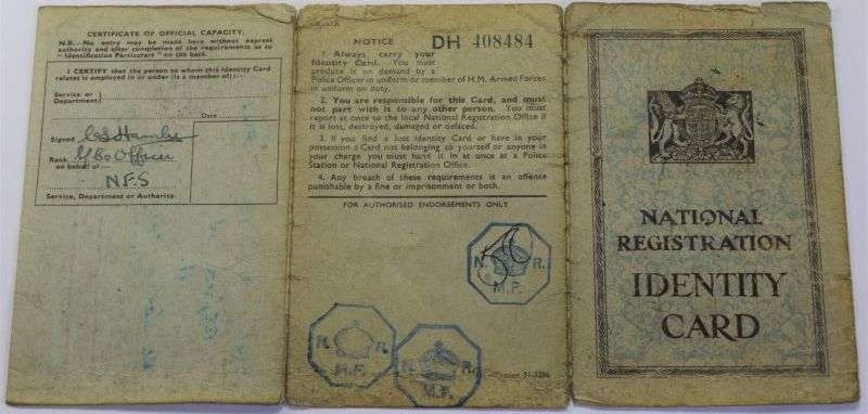Удостоверения личности.