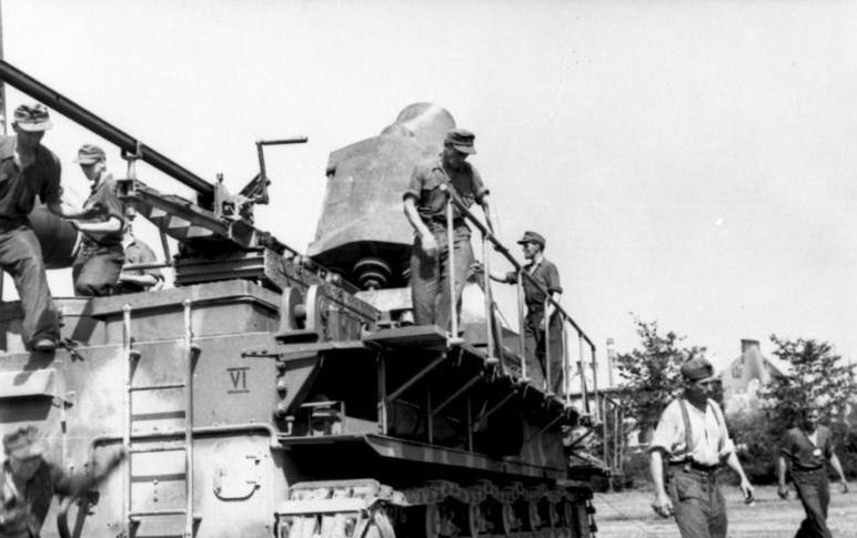 Мортира 60 cm Mörser «Karl» Gerät 040 Nr. IV «Thor». 