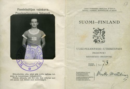 Паспорт спортсмена-бегуна.