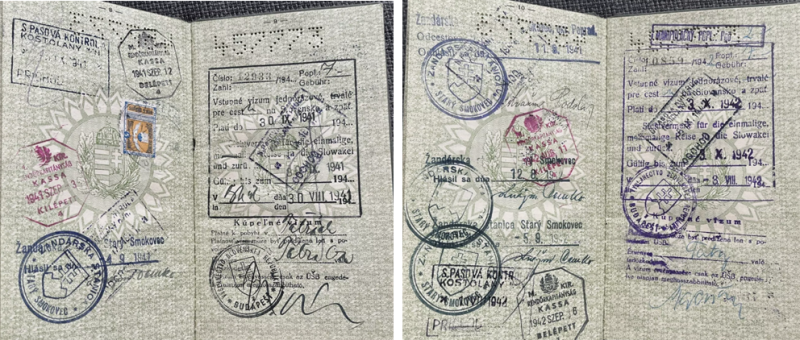 Паспорт Венгрии 1941 г.