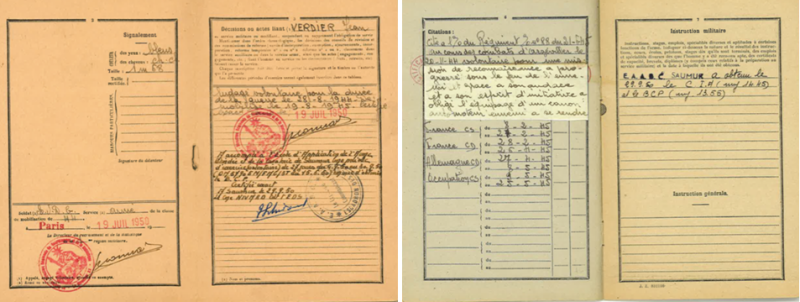 Индивидуальная военная книжка резервиста.