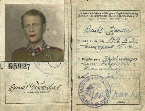 Военный билет сержанта-артиллериста.