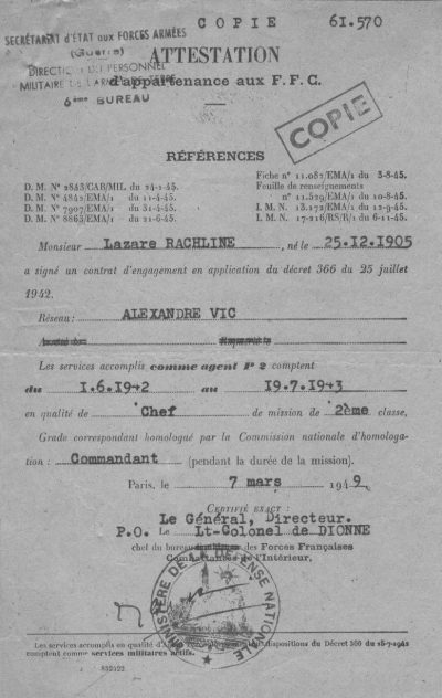 Справка о прохождении военной службы.