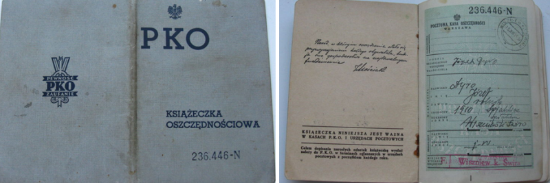 Сберегательная книжка.