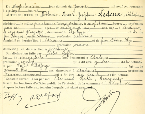 Справки о смерти военнослужащих.