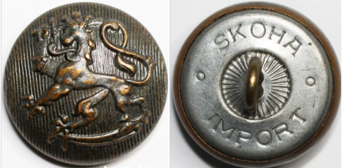 Пуговицы финской армии, 22 и 16 мм.