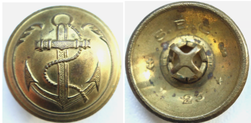 Пуговица ВМФ, 23 мм.