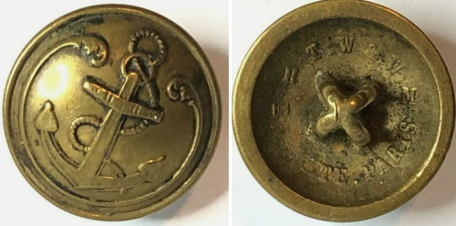 Пуговица ВМФ, 17 мм.