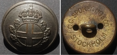 Пуговицы шведской армии, 22 мм.