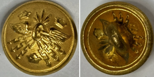 Пуговицы шведской армии, 22 мм.