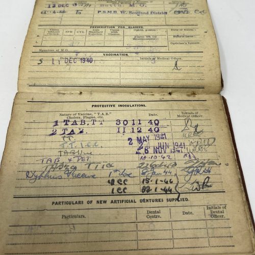 Солдатская платежная книжка.