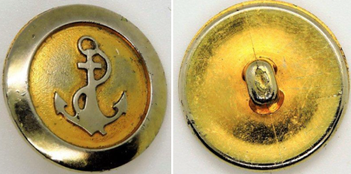 Пуговица речного флота, 23 мм.