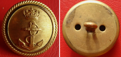 Пуговица румынского ВМФ.