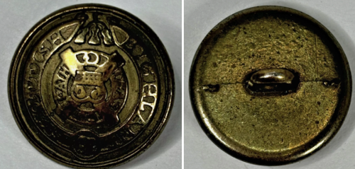 Пуговицы шведской армии, 22 мм.